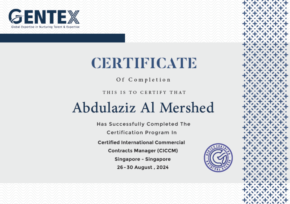 Certificate for certificateofcompletion serialno 01129661abdulazizalmershed